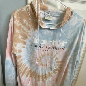Simply Southern Tie Dye Hoodie XL